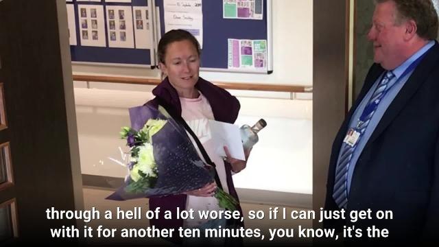 'Wonder Woman' Aly Dixon's surprise Great North Run presentation