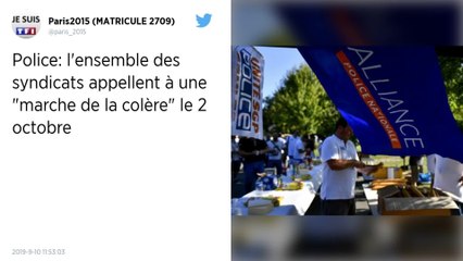 Police : L'ensemble des syndicats appellent à une « marche de la colère » le 2 octobre