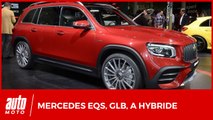 Salon de Francfort : les nouveautés Mercedes (EQS Vision, GLB, GLE Coupé, A 250e)