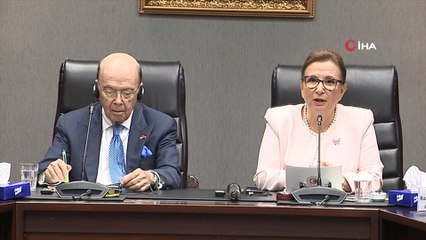 Bakan Pekcan, ABD'li Mevkidaşı ile Ortak Basın Toplantısı Düzenledi