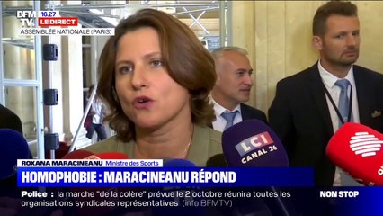 Roxana Maracineanu: "Je pense que tout ça passera par de la pédagogie qui ne va pas se faire du jour au lendemain"