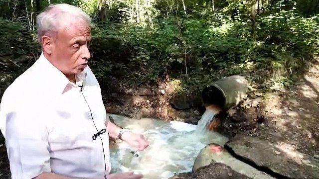 Yves Muller, maire de Marange-Sylvange se plaint du rejet des eaux thermales d'Amnéville non traitées sur sa commune
