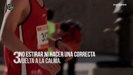 Los 10 errores del corredor popular a la hora de entrenar