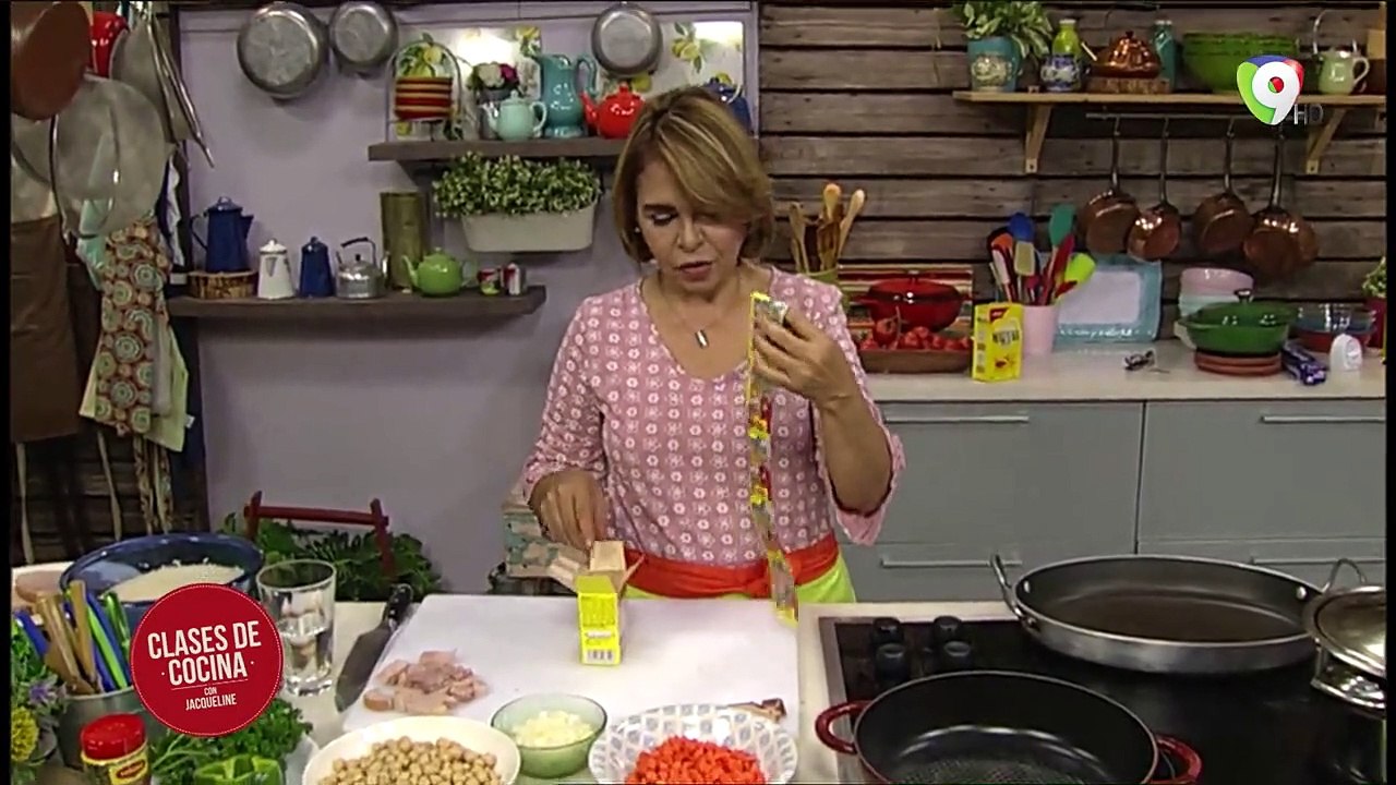 Hoy en Clases de cocina Arroz con Chuleta y Garbanzos 10/09/2019