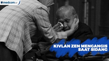 Kivlan Zen Mengangis Saat Sidang Kepemilikan Senjata Ilegal
