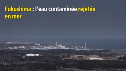 Fukushima : l’eau contaminée rejetée en mer