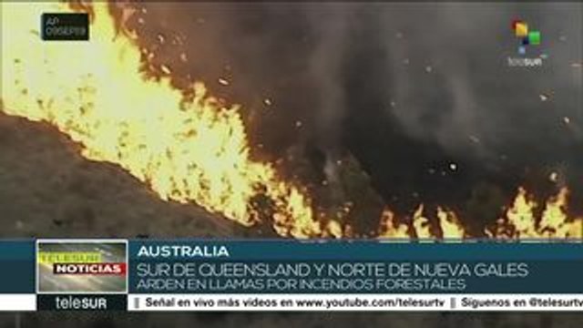 Australia: piden evacuar zonas en peligro por incendios forestales