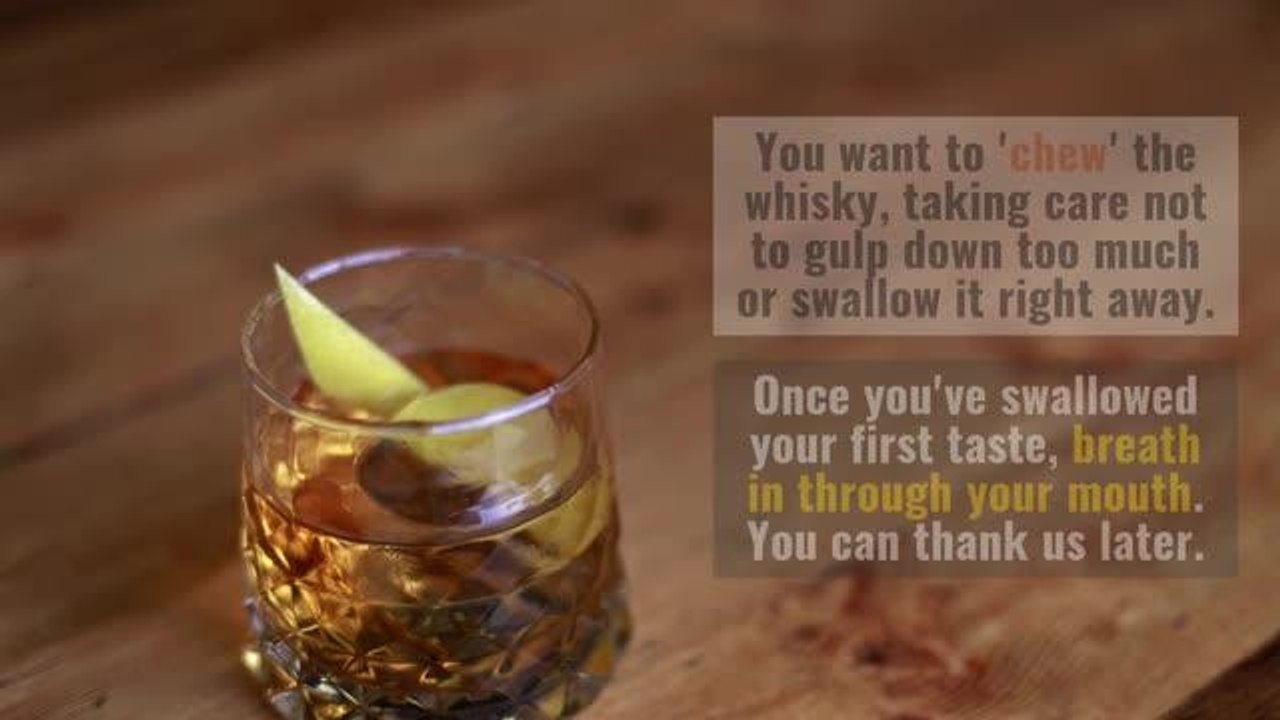 How to drink whisky