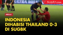 Hancur Lebur, Indonesia Dihabisi Thailand 0-3 di SUGBK