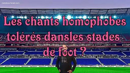 Chants homophobes dans les stades