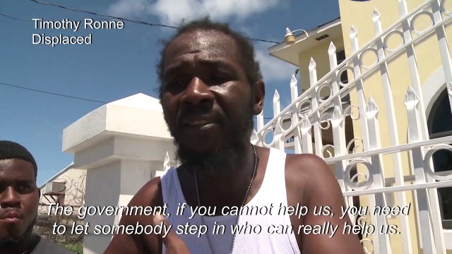 Bahamas: Hurricane survivors frustrated with government response