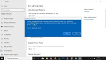 How to Enable Developer Mode in Windows 10?