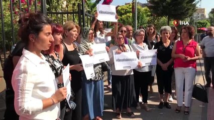 Mersinli kadınlardan 'Kübra Aşkın' cinayeti protestosu