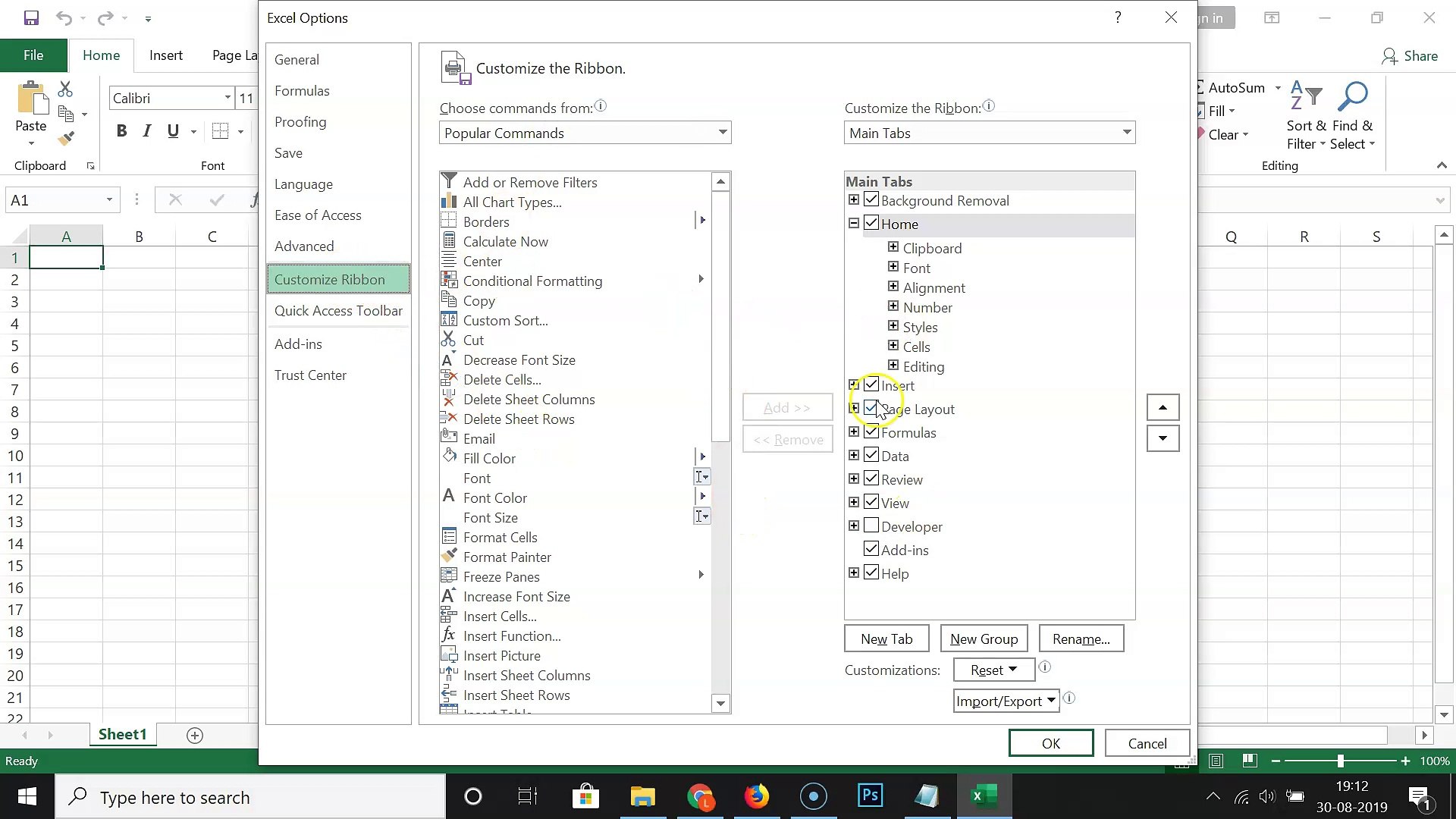 How to Enable Developer Tab in Microsoft Excel on Windows 10?