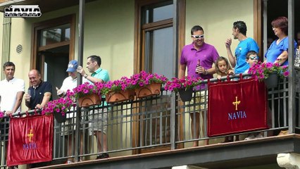 EL CHUPINAZO DE INICIO DE LAS FIESTAS DE NAVIA 2019