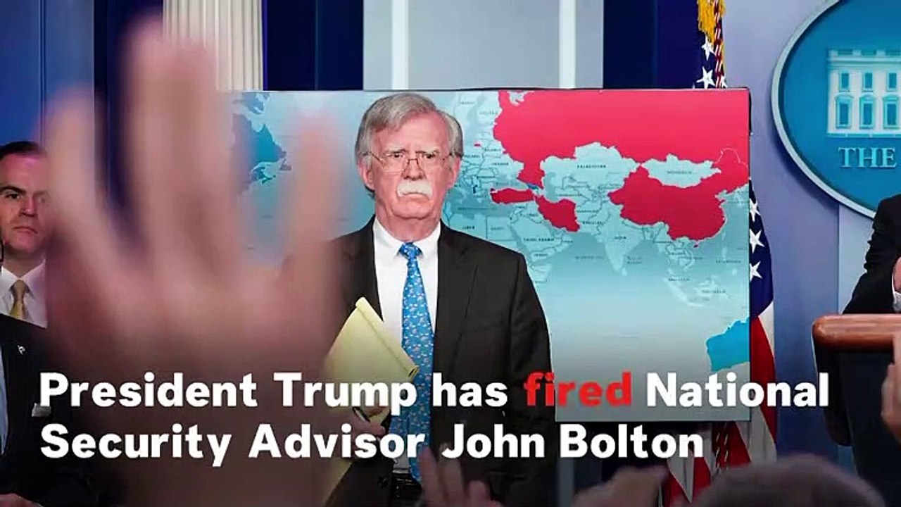 Trump Fires National Security Advisor Bolton, Informs Him Through Twitter
