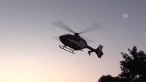 Hatay Emniyet Müdürü Karabörk, ambulans helikopterle Adana'ya getirildi
