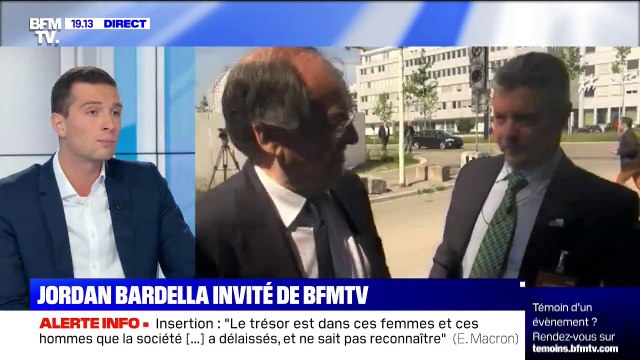 Jordan Bardella : Si les matchs doivent être arrêtés, s'il y a des insultes racistes, alors il en est de même pour les insultes homophobes