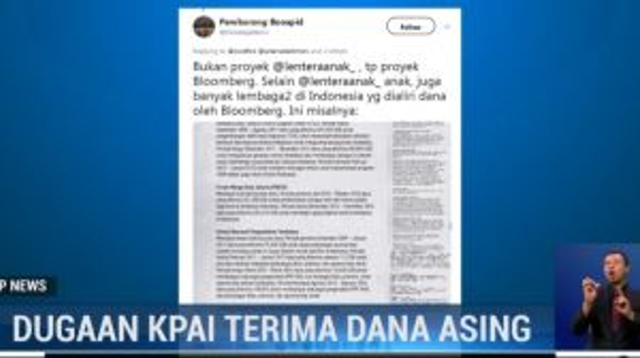 KPAI Bantah Terima Dana Asing