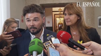 Rufián carga contra Borrell por las embajadas catalanas.