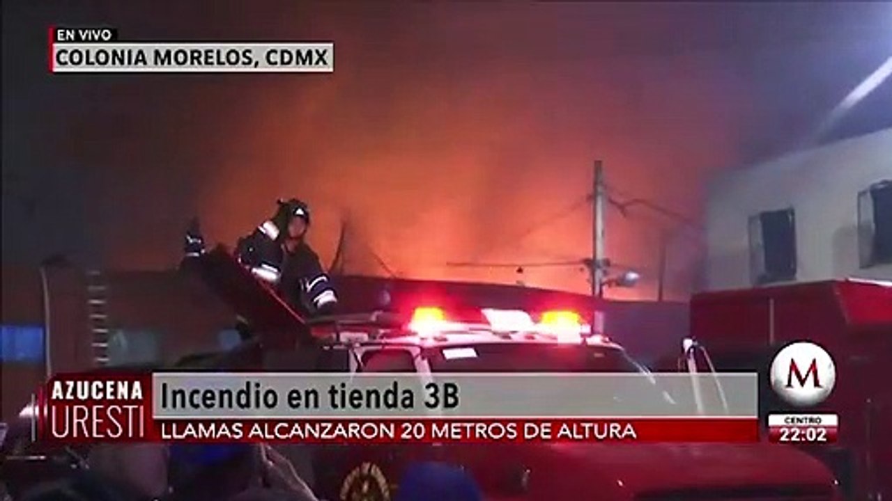 Controlan incendio en bodega de Tepito