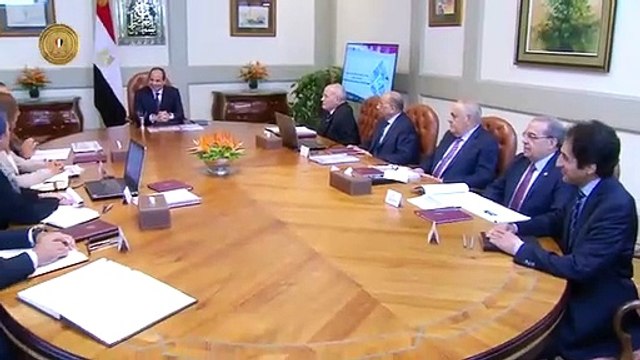 السيسي يطلع على منظومة إدارة المخلفات الصلبة