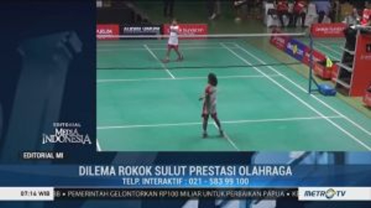 Dilema Rokok Sulut Prestasi Olahraga