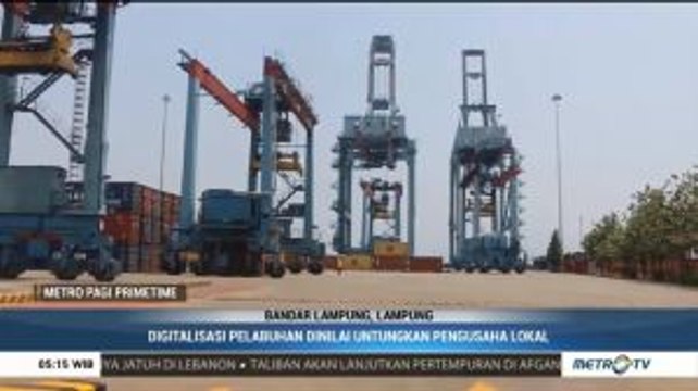 Terminal Peti Kemas IPC Panjang Bandar Lampung Terapkan Pintu Gerbang Otomatis