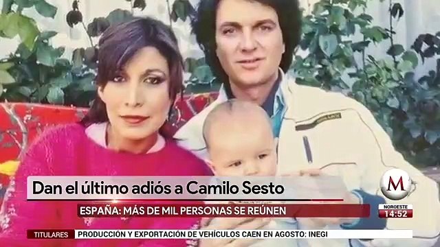 Así dieron el último adiós a Camilo Sesto