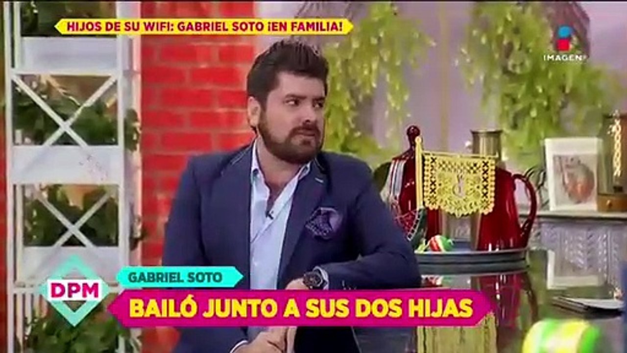 ¡Gabriel Soto bailando con sus hijas!