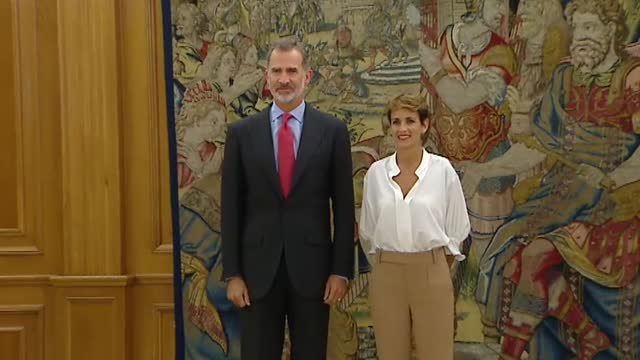 El Rey recibe en audiencia a Chivite y Díaz Ayuso