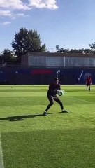 Así ha sido el primer entrenamiento de Keylor Navas en el PSG