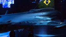 O primeiro caça Gripen do Brasil