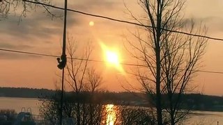 Canada sunrise TWO SUNS 2019