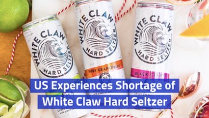 US Experiences Shortage Of White Claw Hard Seltzer