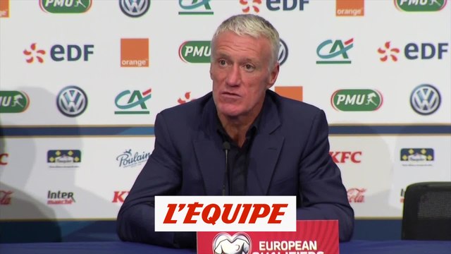 Deschamps «Le score aurait pu être plus large» - Foot - Qualif. Euro - Bleus