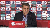 Moldova - Türkiye maçının ardından - A Milli Futbol Takımı Teknik Direktörü Güneş - KİŞİNEV
