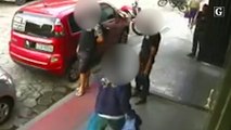 Morador de rua é agredido ao andar em calçada