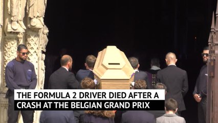 Motorsport world pay their respects at Anthoine Hubert's funeral
