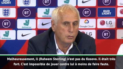 Kosovo - Challandes : "Sterling est l'un des meilleurs joueurs du monde"
