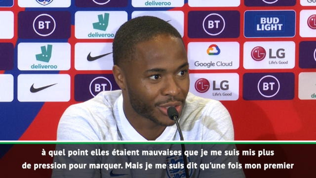 Angleterre - Sterling : "Quand j'ai vu à quel point mes stats étaient mauvaises..."