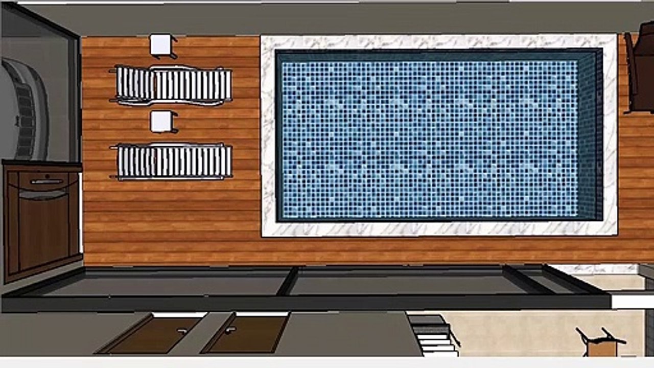 Planta sobrado 3D 7x18