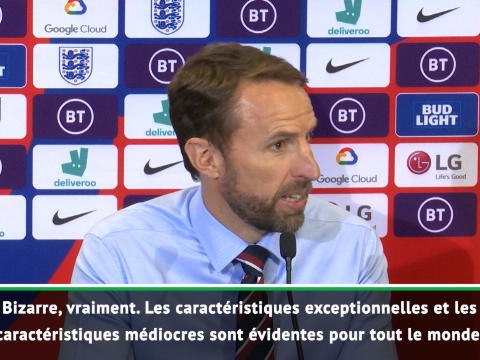 Angleterre - Southgate : Un match bizarre