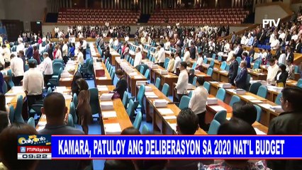 Kamara, patuloy ang deliberasyon sa 2020 nat'l budget