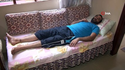 İnşaatta beton düşen bacağı 2 ay sonra tekrar kırılan gencin hayatını karardı