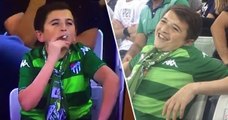 Les téléspectateurs choqués de voir un enfant fumer pendant un match de foot, sauf que…