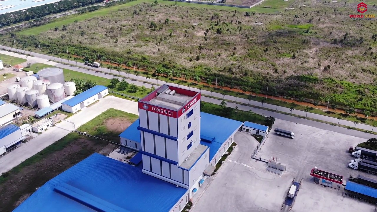Toàn cảnh dự án nhà máy TONGWEI Tiền Giang - WorldSteel
