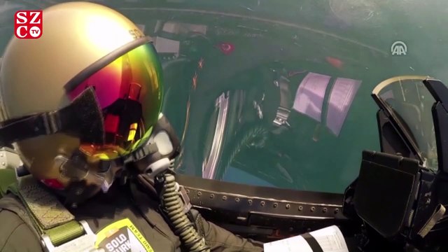 SOLOTÜRK'ün Edremit Körfezi uçuşuna 'kokpit içi' bakış