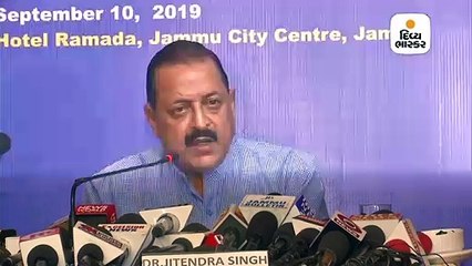 સરકારનો અગામી એજન્ડા જમ્મુ-કાશ્મીરના બાકીના હિસ્સાને ભારતમાં સામેલ કરવાનો - જીતેન્દ્ર સિંહ