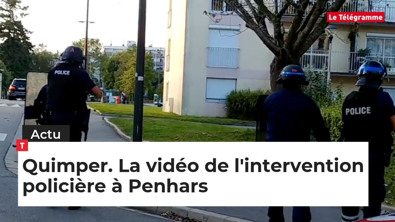 Quimper. La vidéo de l'intervention policière à Penhars